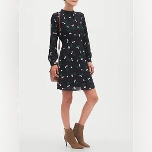 Navy Cherry Dress
